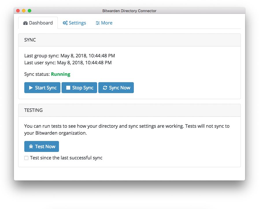 Directory Connector Desktop-App